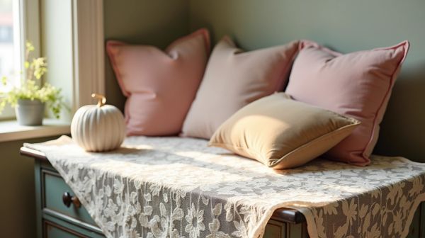 Transformez votre quotidien avec des accessoires textiles romantiques